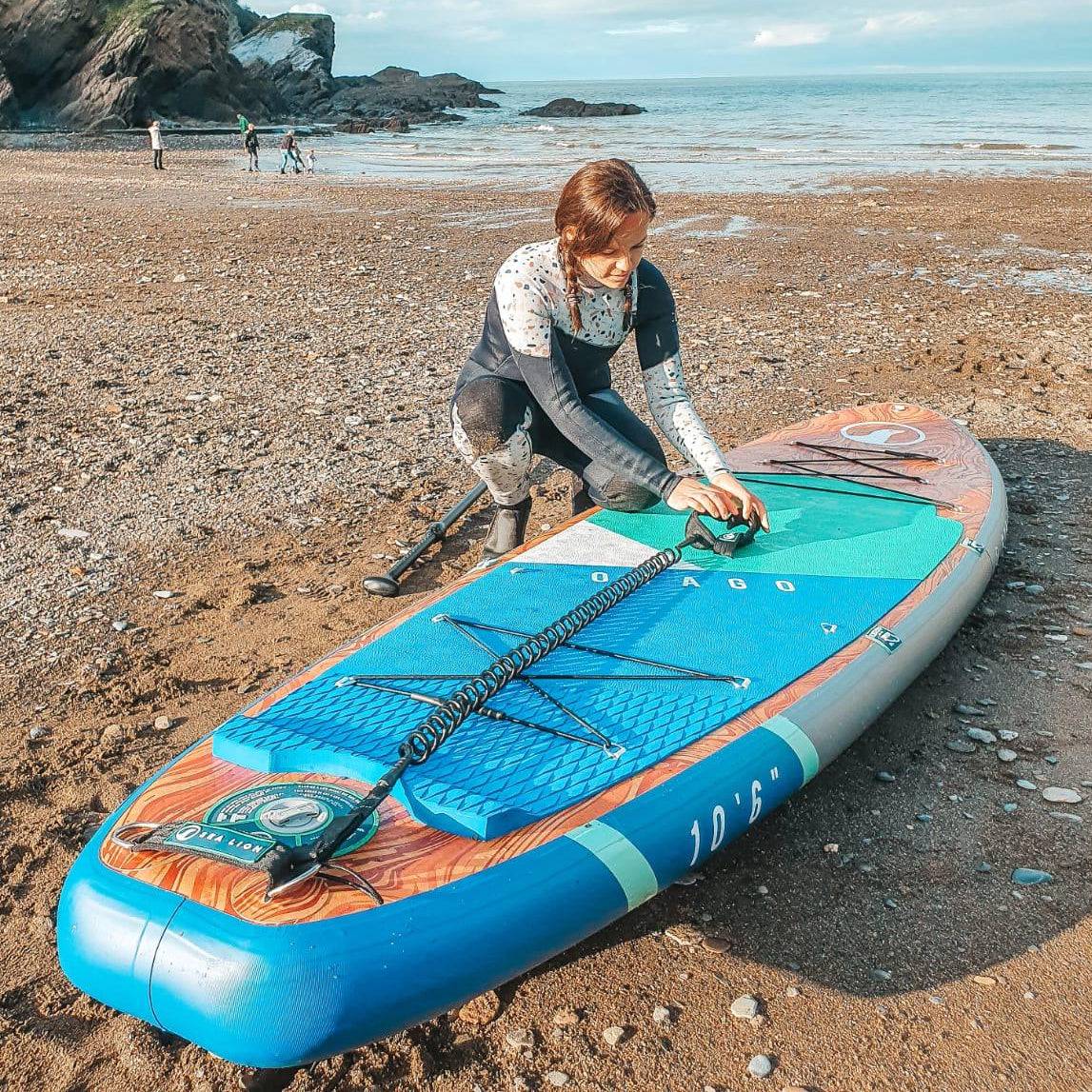 10'6" Otago - Inflatable SUP Board + 3 Piece Paddle