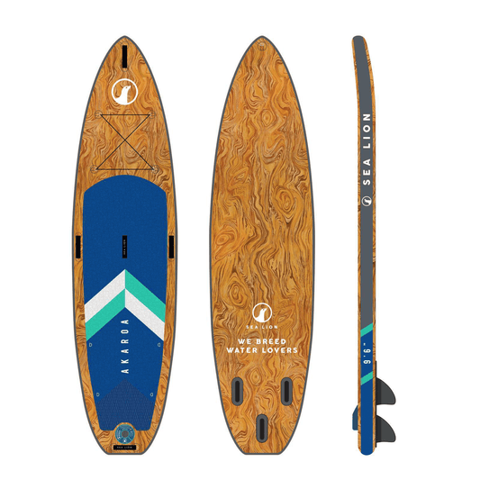 9'6" Akaroa - Inflatable SUP Board + 3 Piece Paddle